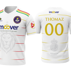 Camisa de Gala com fitilho no ombro Branca personalizada