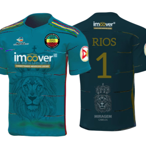 Camisa futebol Gala com fitilho no ombro Celeste personalizada