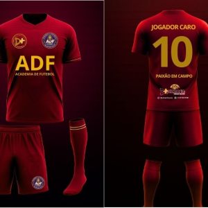 Camisa ADF 2026 Vinho Oficial (somente camisa, foto ilustrativa)