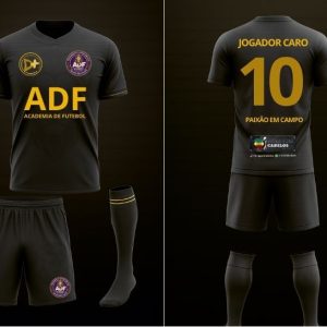 Camisa ADF 2026 Chumbo Oficial (somente camisa, foto ilustrativa)