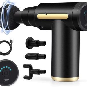 Massageador Elétrico Alta Frequência (Preto) Alta Frequência Profissional Muscular Massagem