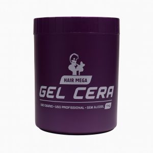 Hair Mega GEL CERA 500g – Uso Diário e Profissional