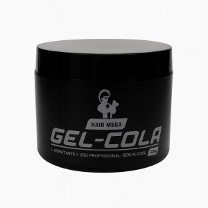 Hair Mega Gel Cola 250g – Fixação e Brilho
